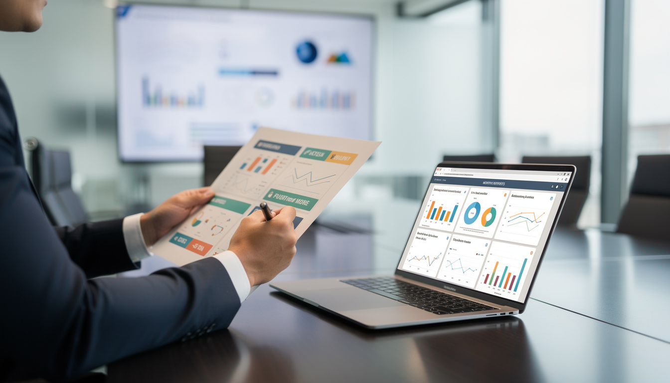 découvrez comment créer un reporting mensuel efficace avec un dashboard personnalisé sur powerpoint ou google slides, pour visualiser et analyser vos données en toute simplicité.