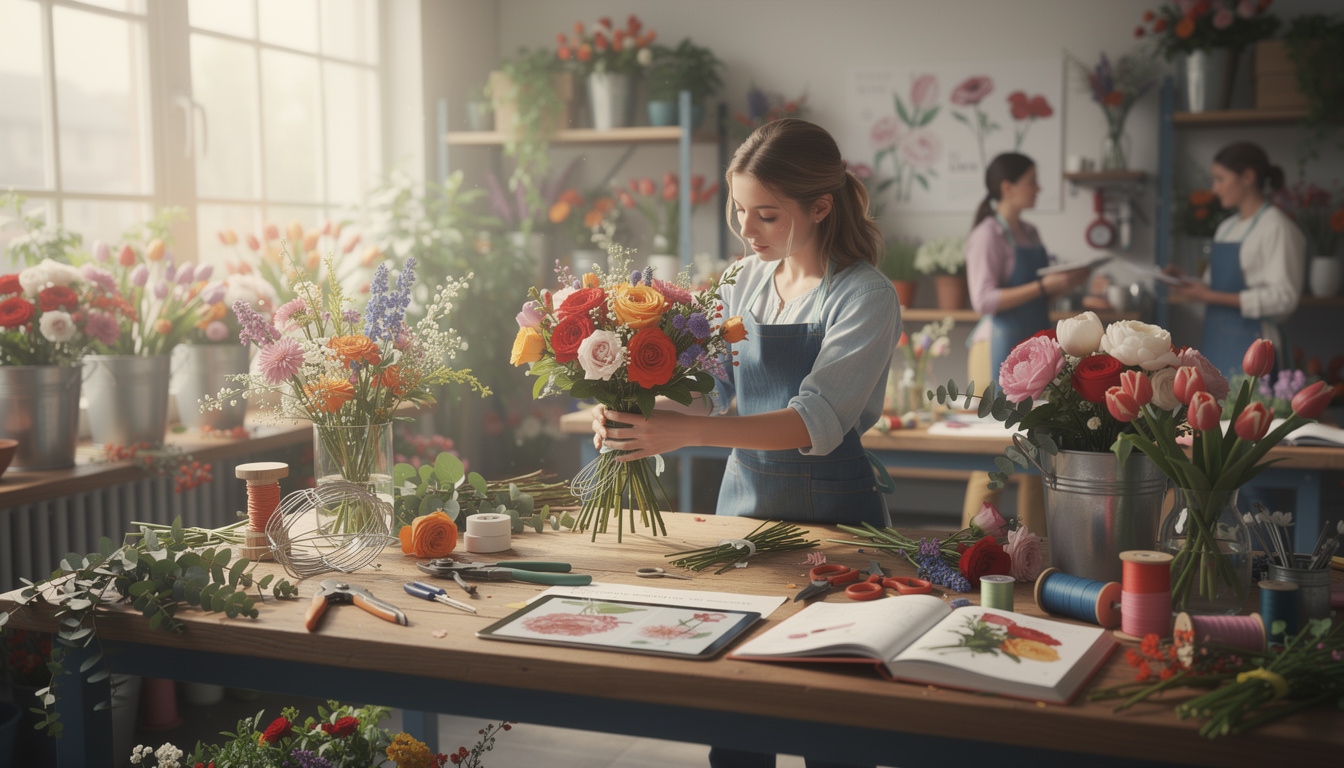 découvrez comment devenir fleuriste, les formations recommandées, les salaires et comment transformer votre passion en métier florissant.